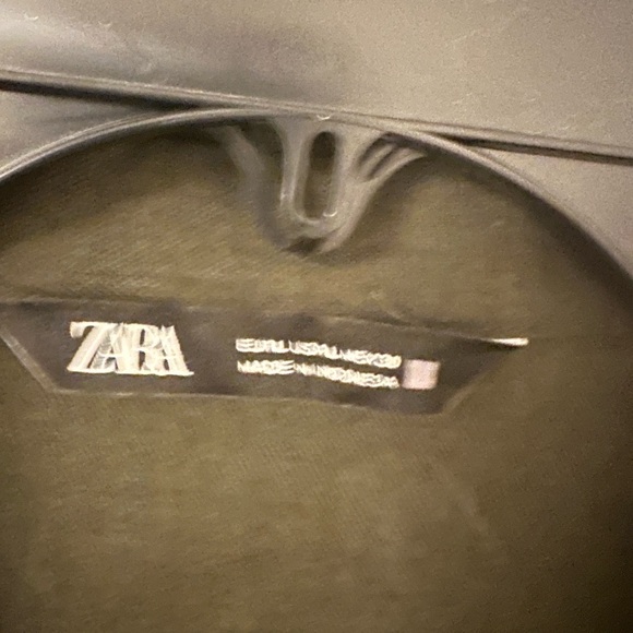 ZARA MIDI SHIRT DRESS | Khaki Green | L - Picture 5 of 6